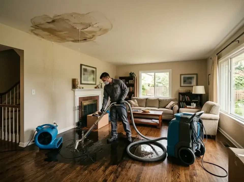attic-pipe-burst-ceiling-drip-008 — frequently asked questions, Water Damage Restoration & Carpet Care in Sugar Grove, IL